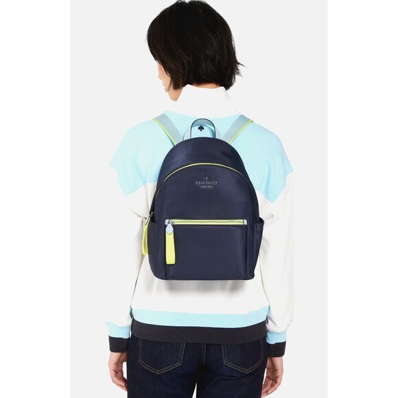 New Kate Spade Chelsea Medium Backpack Blazer Blue Multi - Picture 5 of 5